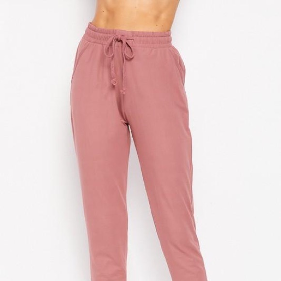 Super Soft Solid Jogger Pants With Pockets - Picture 5 of 5